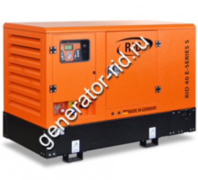 Дизельный генератор RID 40 E-SERIES S Premium в кожухе с двигателем Mitsubishi
